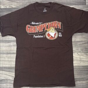 Vintage Disney Grumpytown Brown T-Shirt